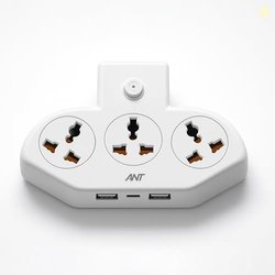 Ant Stinger 321 Multi Socket Power Strip | Extension Board| Surge Prot