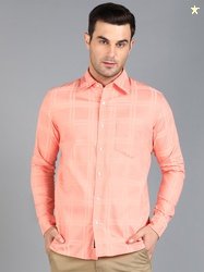ZNX Clothing Premium Slim Fit Checked Cotton Formal Shirt