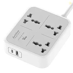 Stuffcool ChargeCube 30 Mini Extension Board with Surge Protector, 3 A