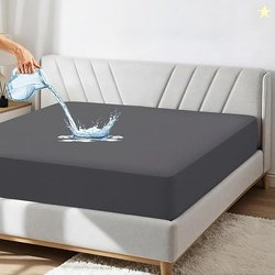 GADDA CO 100% Waterproof Cotton Mattress Protector | Ultra Soft, Breat