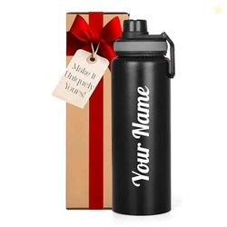 CORPORATE PORIUM Name Stainless Steel Vacuum Insulated Flask 800ml | D