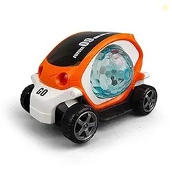 VGRASSP 360 Degree Rotating Battery Operated Stunt Car Toy for Kids -