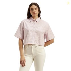 Levi's Women's Textured Spread Collar Shirt