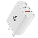 Ambrane 20W Dual Port BoostedSpeed USB Charger with Power Delivery & Quick Charge, Made in India, Multi-Layer Protection, iPhone & Android Compatibility (Raap H11, White)