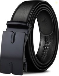 Zoro United Men Casual, Party, Formal, Evening Black Genuine Leather B