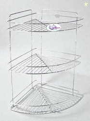 FineArts3 Shelf Corner_B_Stnfy Stainless Steel Shelf Rust-Free Space S