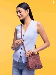 1991 By Zouk Multicolor Women Sling Bag Gir Glades Regular Sling Bag(P