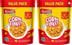 Kwality Corn Flakes, Natural Source of Vitamins, Iron & Proteins, Brea