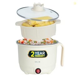 IBELL MPK150PM Multipurpose Electric Kettle, 1.5 Litre, 600W, 2 Cookin