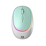 Portronics Toad IV Bluetooth Mouse with 2.4 GHz Wireless (Dual Connectivity), Rechargeable, Connect up to 3 Devices, RGB Lights, Adjustable Optical DPI for Laptop, PC, Tablet, Smartphone (Blue)