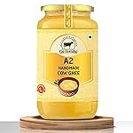 Go Fresho A2 Desi Cow ghee| Vedic Bilona Method|Pure, Natural & Healthy| 1000 ml Glass Bottle