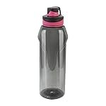 Attro Aviator 1000ml Water Bottle with Easy to Carry Grip Handle BPA Free Food Grade Leak Proof Ideal for Gym Workout, School, Office & Outdoor – Pink