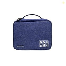 amazon basics Travel Organiser for Electronic Accessories, Flexible Pa