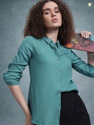 Roadster The Life Co. Solid Long Sleeves Shirt