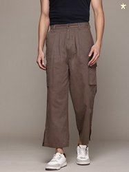 Roadster The Lifestyle Co. Men Loose Fit Pure Cotton Cargos