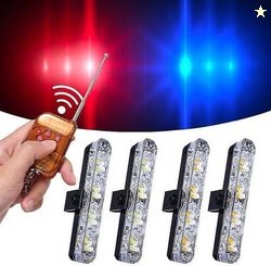 aksmit Wireless Remote Controller Car Police Flashing Warning Light fo