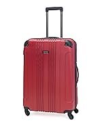 Kenneth Cole Reaction Luggage Check It Out Carry on (28-Inch Check in, Scarlet Red)
