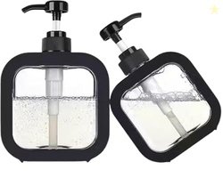 2PCS Soap Dispenser for Bathroom and Kitchen Sink, Small Hand Soap, Pl