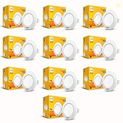 Wipro Polycarbonate Garnet 8W Round Downlight Junction Box|Cool White