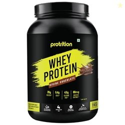Protrition Whey Protein Powder | Divine Chocolate - 1kg (29 Servings)|
