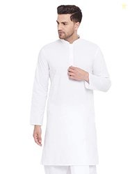 VASTRAMAY Men's Cotton Kurta | Traditional Indian Wear for Independenc