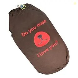 A+A Pets Graphic Printed Do You Nose I Love You Premium Tshirt | for D