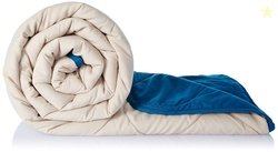 Amazon Brand - Solimo Microfibre Reversible Quilt Blanket, Single, 120