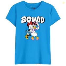 Bon Organik Women Graphic Printed Round Neck Cotton T-Shirt