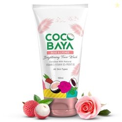 Coco Baya Brightening Face Wash, Enriched with Rose, Lychee Extracts,