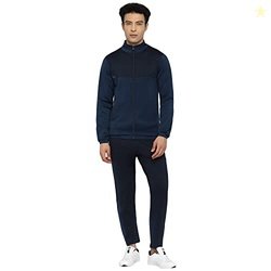 Nivia Euro-10 Tracksuit for Men (Denim,XS)