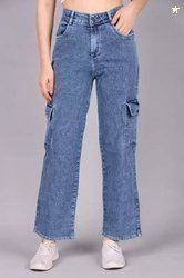 VALVETWINELOOKS Women Straight Fit High Rise Light Blue Jeans