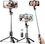 Kratos K1 – V3 Selfie Stick with Tripod Stand,Extendable Selfie Stick for Mobile Phone with Bluetooth Remote,3-in-1 Multifunctional Design for Redmi/Xiaomi/OnePlus/Samsung/Oppo/Vivo and All Phones