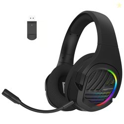 amazon basics Tri-Mode Wireless RGB Gaming Headphones with Detachable