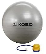 Kobo Gym Ball Anti Burst with Foot Pump (Imported)