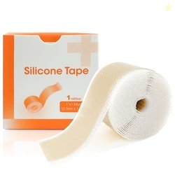 Silicone Scar Sheets (1  x 60 Roll), Soft Silicone Scar Tape for Scars