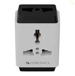 Zebronics 3 Pin Multiplug Travel Adapter With Universal Socket | 1440