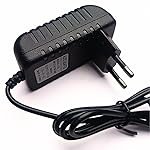 12V 2A DC Power Adapter | 5.5mm x 2.5mm Connector | 2m Cable | Compatible with CCTV, LED Lights, Routers, Set Top Boxes | Black