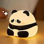 One94Store Baby Panda Night Light â Soft Silicone Touch Lamp, Rechargeable LED Bedside Light for Kids & Toddlers, Romantic Decor, Valentine Day Gift, Love Gift for Her, Couple Gift