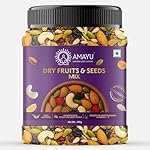 Amayu Premium Mixed Dry Fruits 450gm Superfood Trail Mix with Almonds, Cashews, Raisins, Nuts & Seeds Rich in Antioxidants Panchameva Mix Dry Fruits in Fresh Good Source for Energy