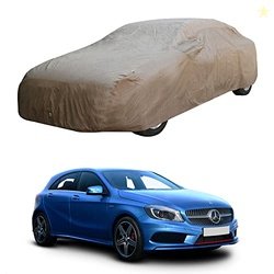Oshotto Brown 100% Waterproof Car Body Cover with Mirror Pockets Compa