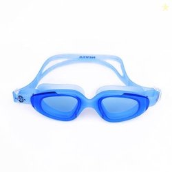 Nivia Visor Swimming Goggles For Adults, Anti Fog, Polycarbonate Blue
