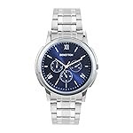 United Colors of Benetton Men Blue Round Brass Dial Analogue Watch- UWUCG0805