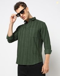 YOUSTA Men Striped Regular Fit Shirt