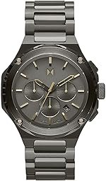 MVMT Raptor Qtz Fashion Chrono Grey Round Dial Men’s Watch|Stainless Steel Material|Grey Color Band – 28000153-D
