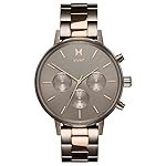 MVMT Stainless Steel Analog Grey Dial Women Watch-D-Fc01-Tirg, Multi-Color Band