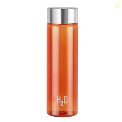 CELLO H2O Steelo Round Water Bottle 1000 ml, Orange | BPA Free, Unbrea