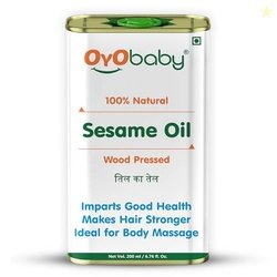 OYO BABY 100% Natural Baby Oil for New Born | Wood Pressed Sesame Oil