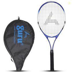 GURU Aluminium Blue 19 Inch Lawn Tennis Racket for Men & Women Pack of