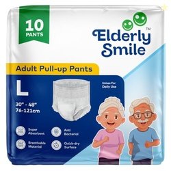 ELDERLY SMILE Super Absorbent Premium Pull Up Pants | Waist Size (30 -