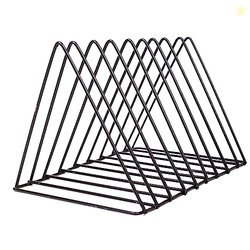 LEOPAX Triangle File Folder Racks and Magazine Holder, 9 Lattice Metal